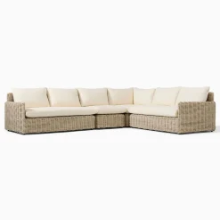 West Elm Westport Slim Profile Outdoor 4-Piece L-Shaped Sectional Protective Cover