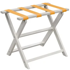 West Elm Luggage Rack w/ Nylon Straps