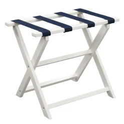 West Elm Luggage Rack w/ Nylon Straps