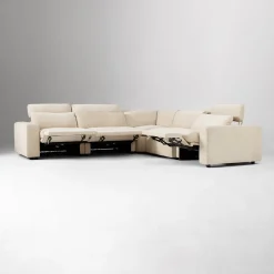 West Elm Whitmore Motion Reclining 5-Piece L-Shaped Sectional (130")