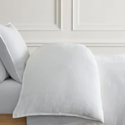 West Elm Windowpane Gauze Duvet Cover & Shams