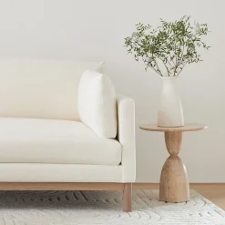 West Elm Winona Round Pedestal Side Table (16")