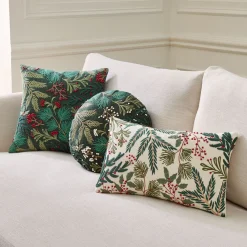 West Elm Winter Berries Pillow Cover