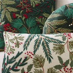 West Elm Winter Berries Pillow Cover