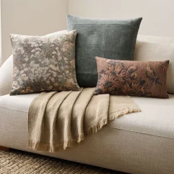 West Elm Winter Botanicals & Throw Set