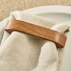 West Elm Wooden Band Napkin Ring Sets