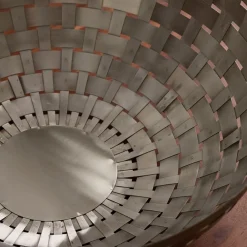 West Elm Woven Metal Bowl