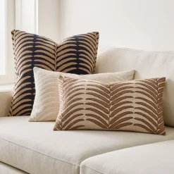 West Elm Woven Palm Pillow Cover