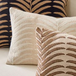West Elm Woven Palm Pillow Cover