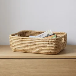West Elm Woven Seagrass Underbed Baskets