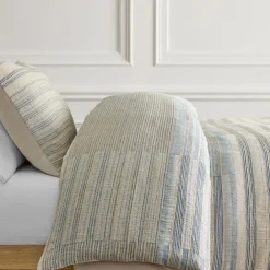 West Elm Woven Stripe Duvet Cover & Shams