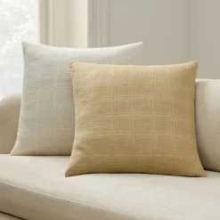 West Elm Woven Windowpane