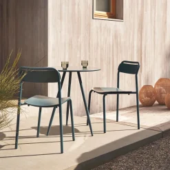 West Elm Wren Metal Stacking Dining Chair