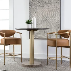 West Elm Ximena Vegan Leather Bar & s