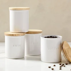 West Elm Yamazaki Ceramic Canisters