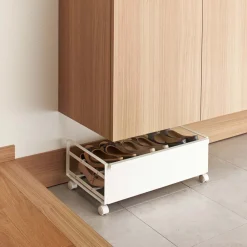 West Elm Yamazaki Frame Rolling Shoe Rack