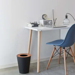 West Elm Yamazaki Rim Trash Can - Round