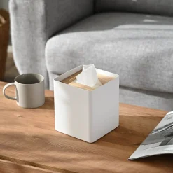 West Elm Yamazaki Square Tissue Box Cover