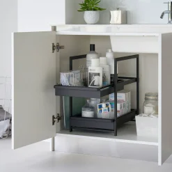 West Elm Yamazaki 2-Tier Pull Out Shelf