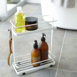 West Elm Yamazaki 2-Tiered Shower Caddy - White