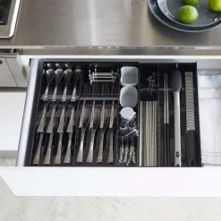 West Elm Yamazaki Tower Expandable Cutlery Drawer Organizer