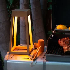 West Elm York Solar Lantern