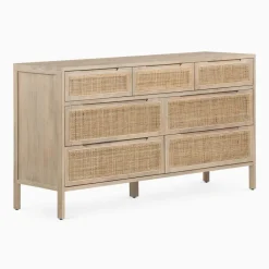 West Elm Yvette Woven 7-Drawer Dresser (58")