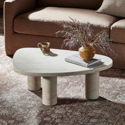 West Elm Zaccai Marble Nesting Coffee Tables (36"–48")
