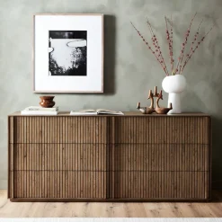 West Elm Zahra Oak 6-Drawer Dresser (75")