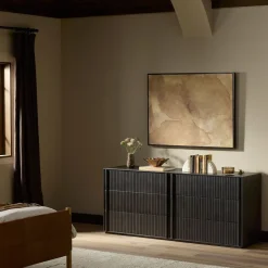 West Elm Zahra Oak 6-Drawer Dresser (75")