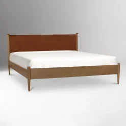 West Elm Zaire Leather Bed