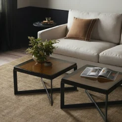 West Elm Zelaina Cast Glass Coffee Table (25")