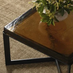 West Elm Zelaina Cast Glass Coffee Table (25")