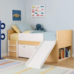 Kids West Elm Ziggy Storage Bed w/ Slide