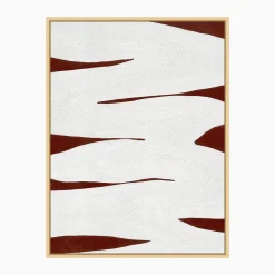 West Elm Zigzag Frame Canvas